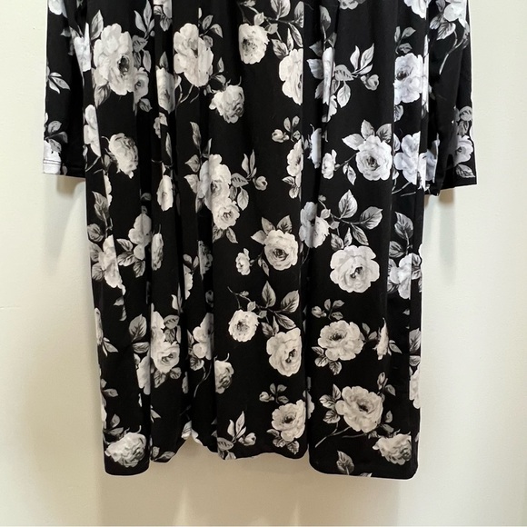 George Plus Floral Faux Wrap Dress Size 3X - Picture 5 of 8